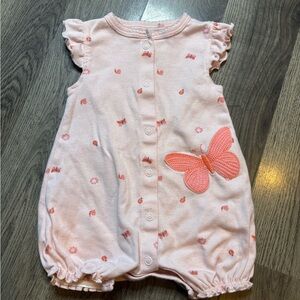 NWOT Carter's Soft Pink Baby Romper